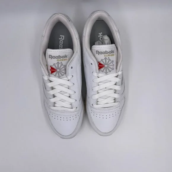 Reebok Classic Leather White Womens Shoes - Picture 5 of 8